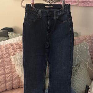 Levi's Blue Skinny Jeans with Classic Twill Weave